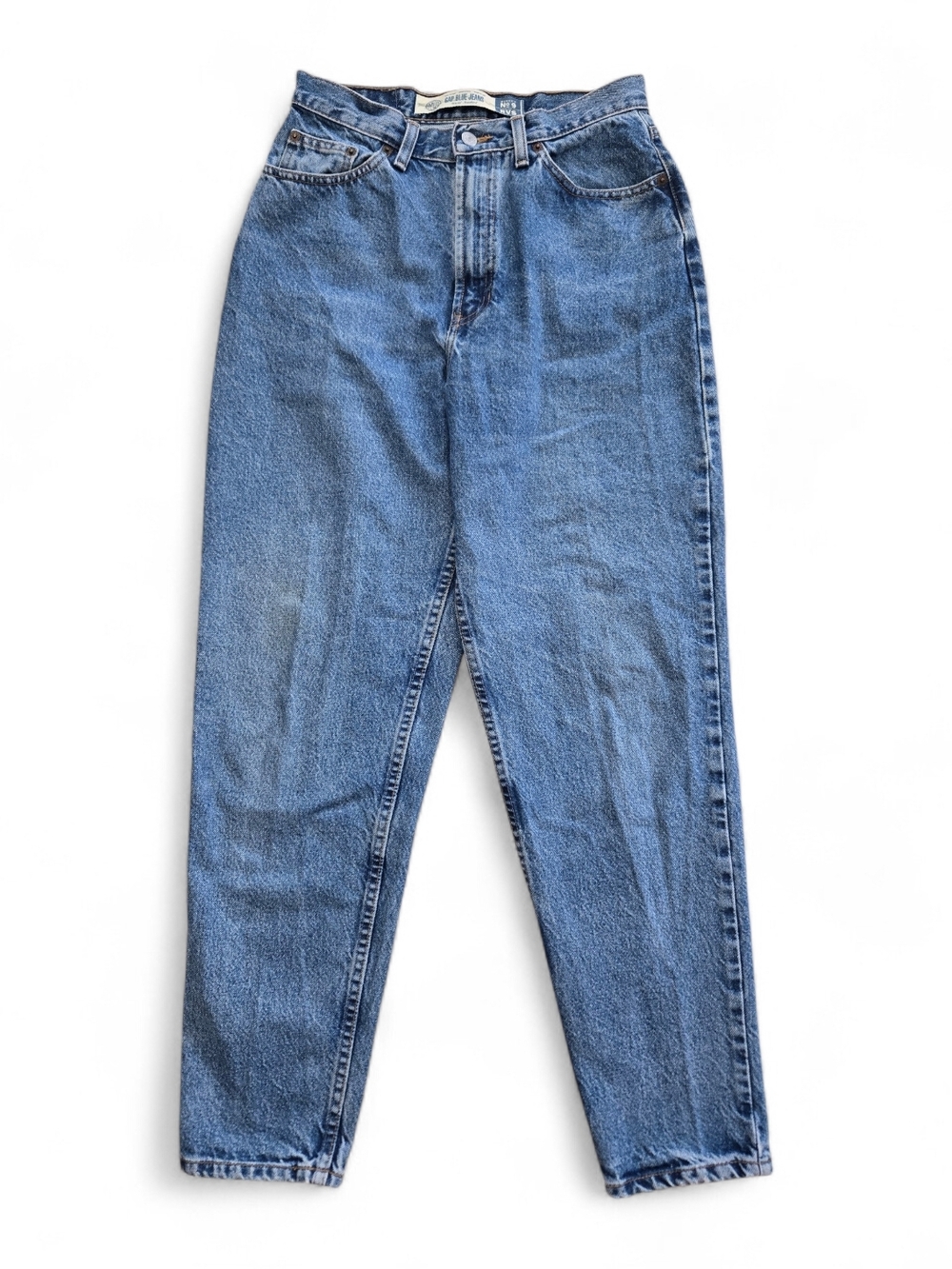 GAP No. 9 Reverse Fit Tapered-Leg Denim Jeans Vintage 1990s Mom